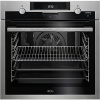 Refurbished AEG BPS551020M 60cm Single Built In Electric Oven Stainless Steel