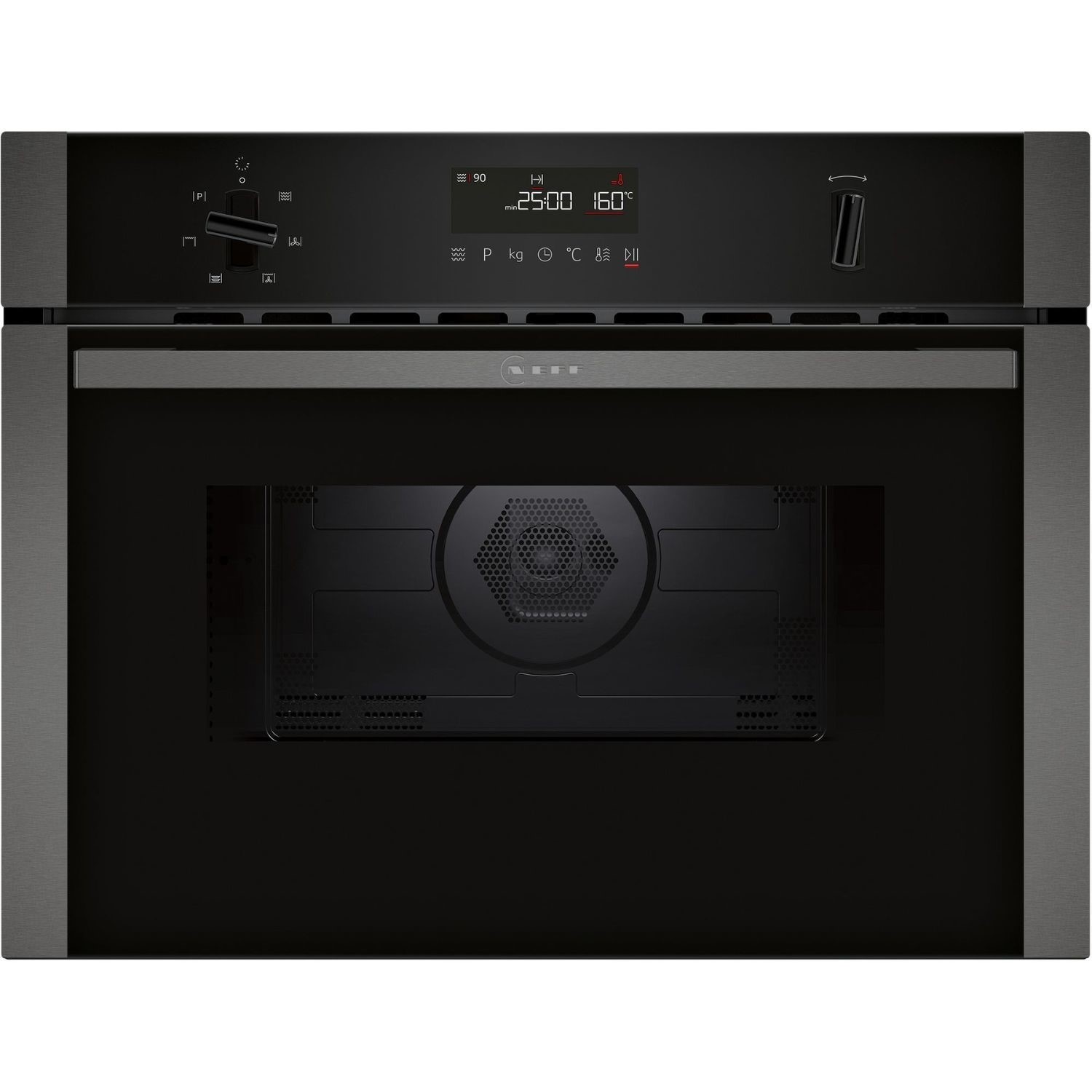 Neff N50 Built-In Combination Microwave Oven - Graphite Grey
