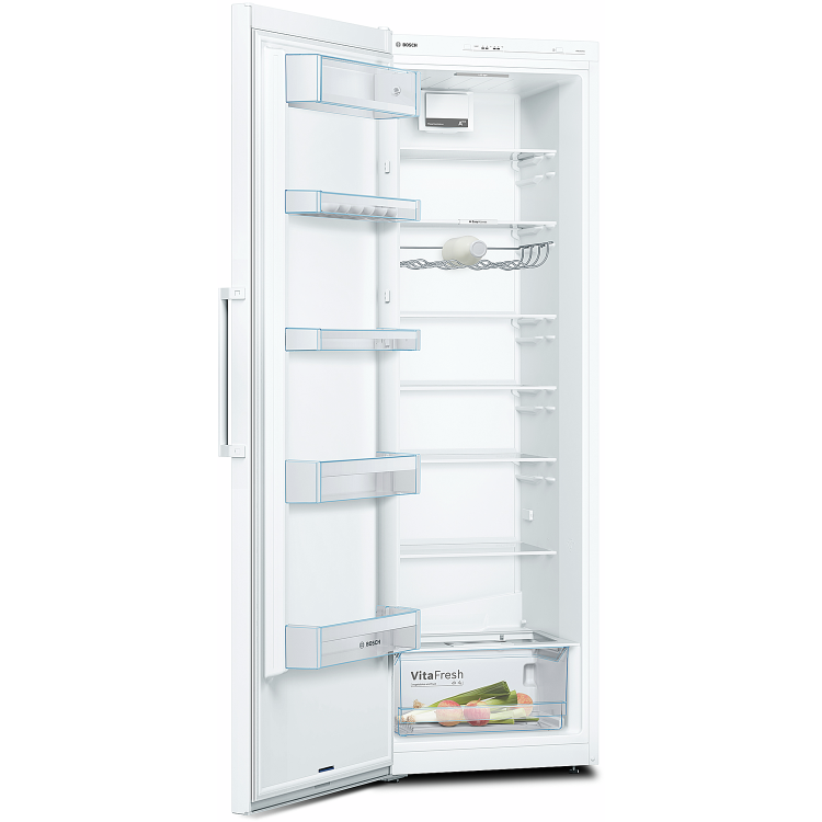 Bosch Series 4 346 Litre Upright Freestanding Fridge With VitaFresh - White - Image 2