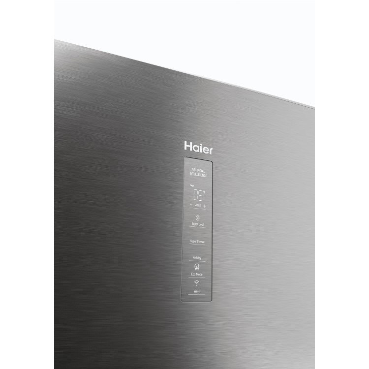 Haier 3D 60 Series 5 357 Litre 60/40 Freestanding Fridge Freezer - Silver - Image 10