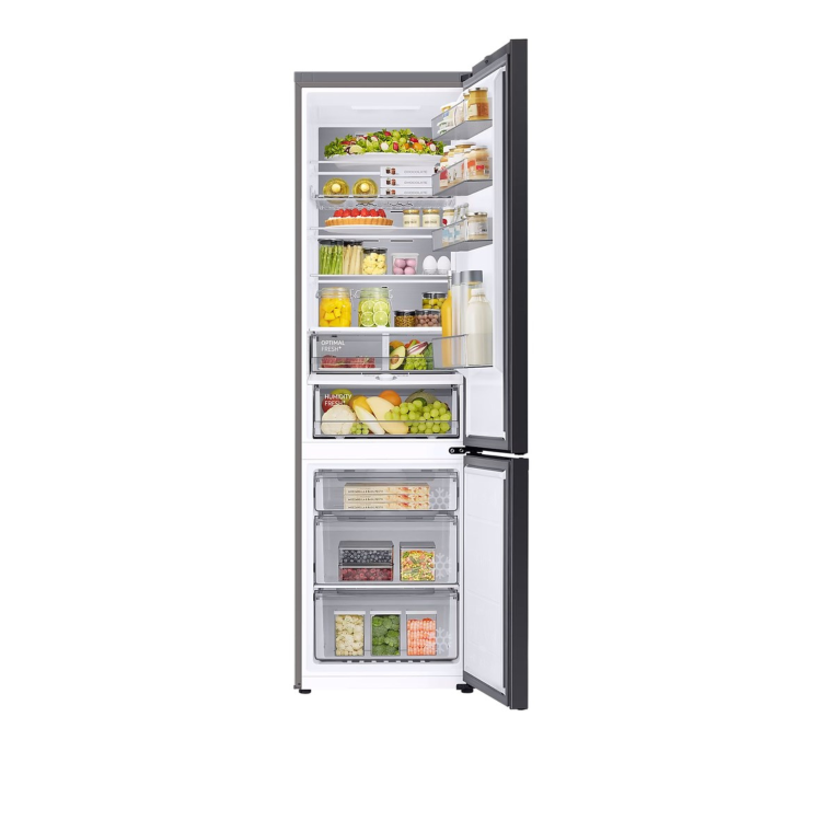 Samsung BeSpoke 387 Litre 70/30 Freestanding Fridge Freezer - Silver - Image 2