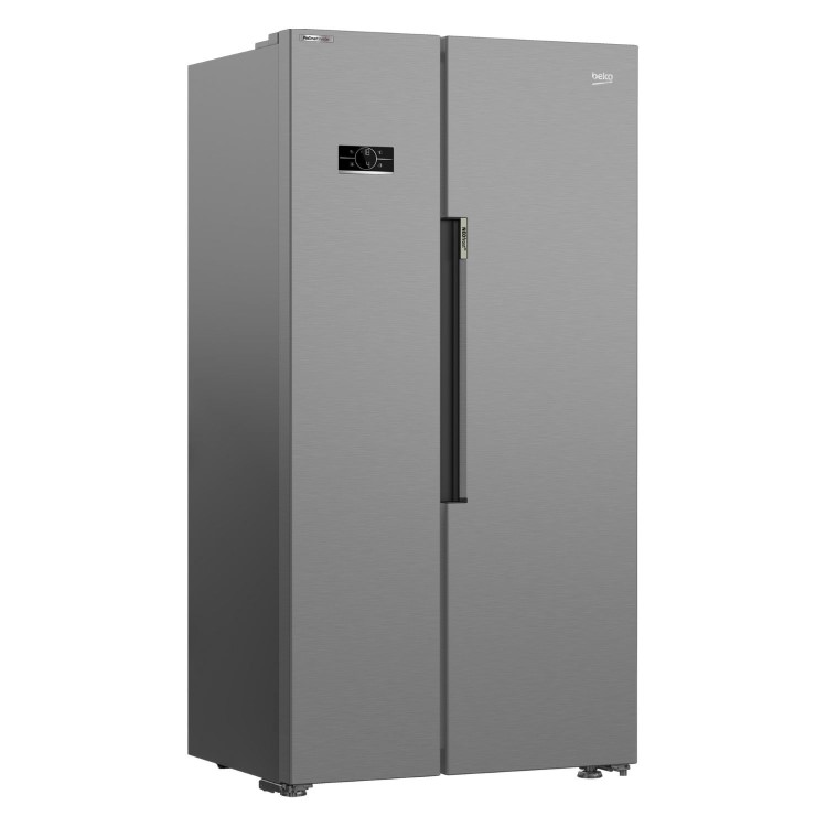 Beko 580 Litre Side by Side American Fridge Freezer with NeoFrost™ - Stainless Steel - Image 2
