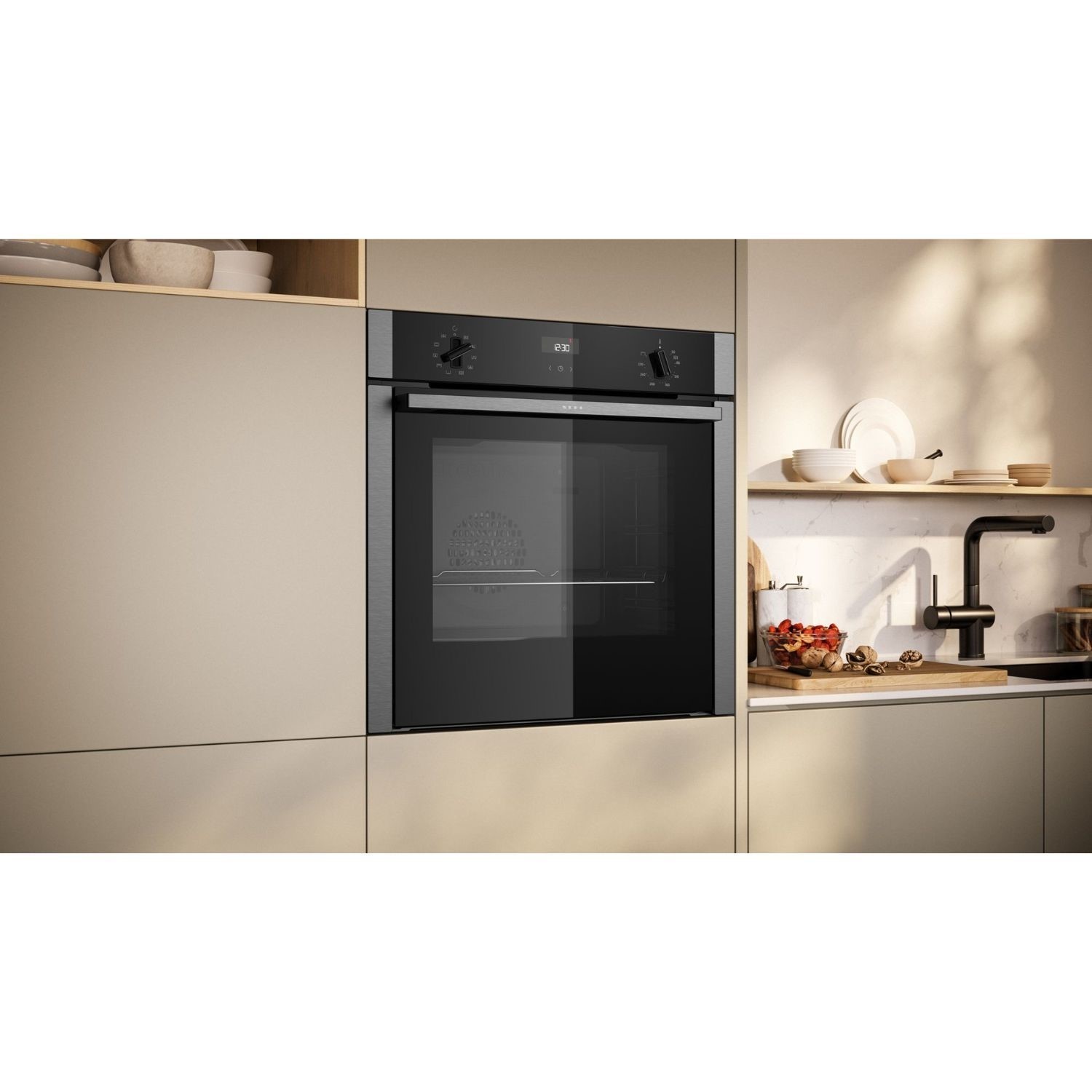 Neff N50 B3ACE4AN3B Slide and Hide Electric Single Oven - Stainless Steel - Image 5