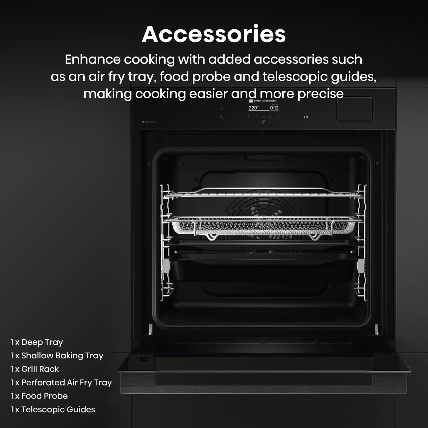 Hisense Hi8 BAS6AH8BUKWF Electric Single Oven - Black - Image 11