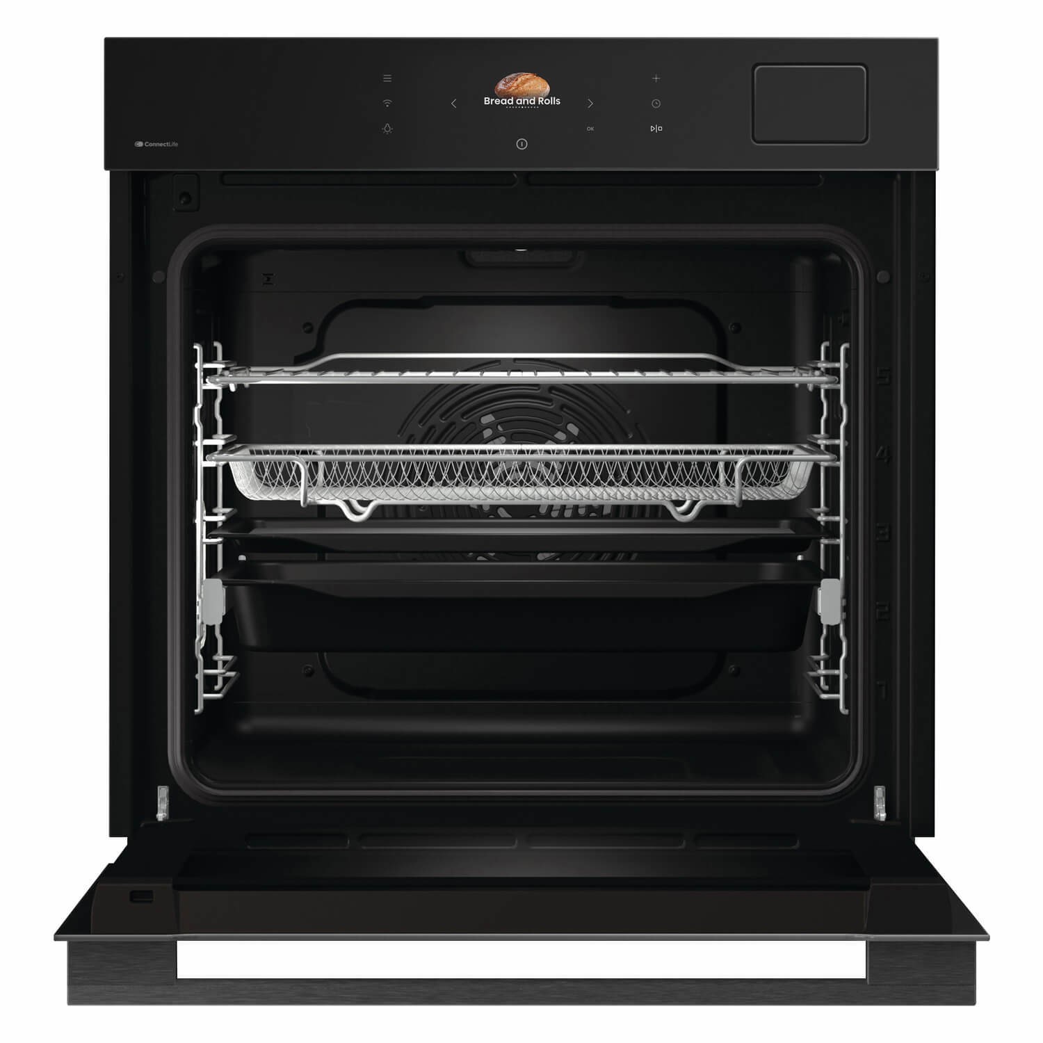 Hisense Hi8 BAS6PH8BUKWF Electric Self-Cleaning Single Oven - Black - Image 2
