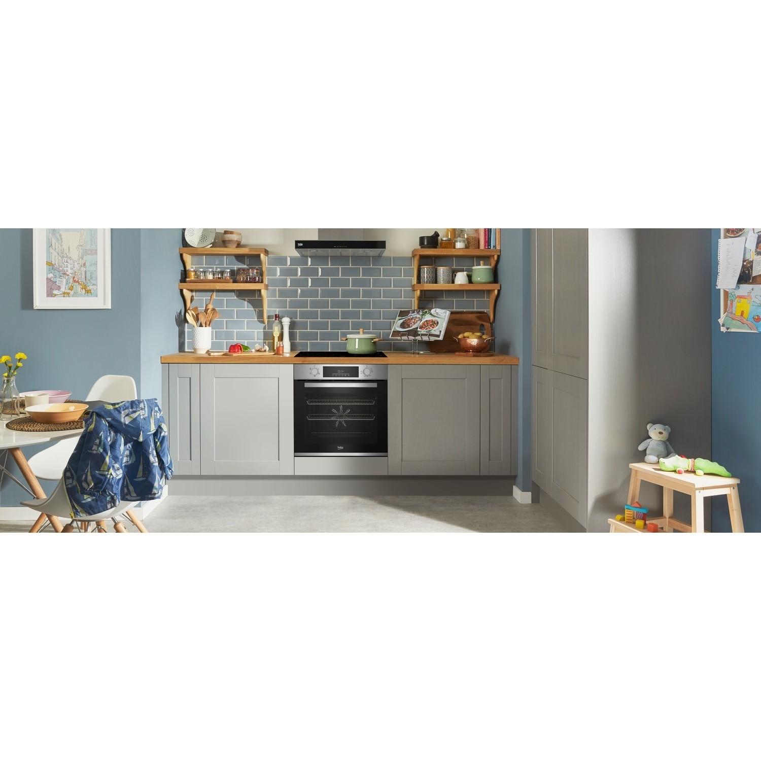 Beko BBAIF22300X Electric Single Oven - Stainless Steel - Image 4