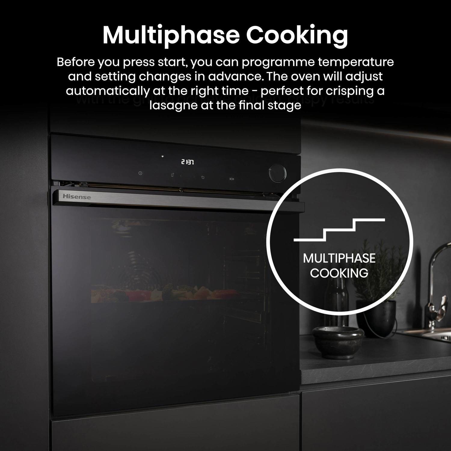 Hisense BSA66346ADBGUK Electric Single Oven - Black - Image 8