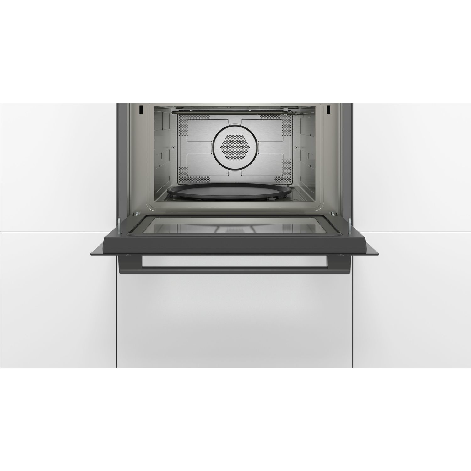 Bosch Series 4 Built-In Combination Microwave Oven - Black - Image 5