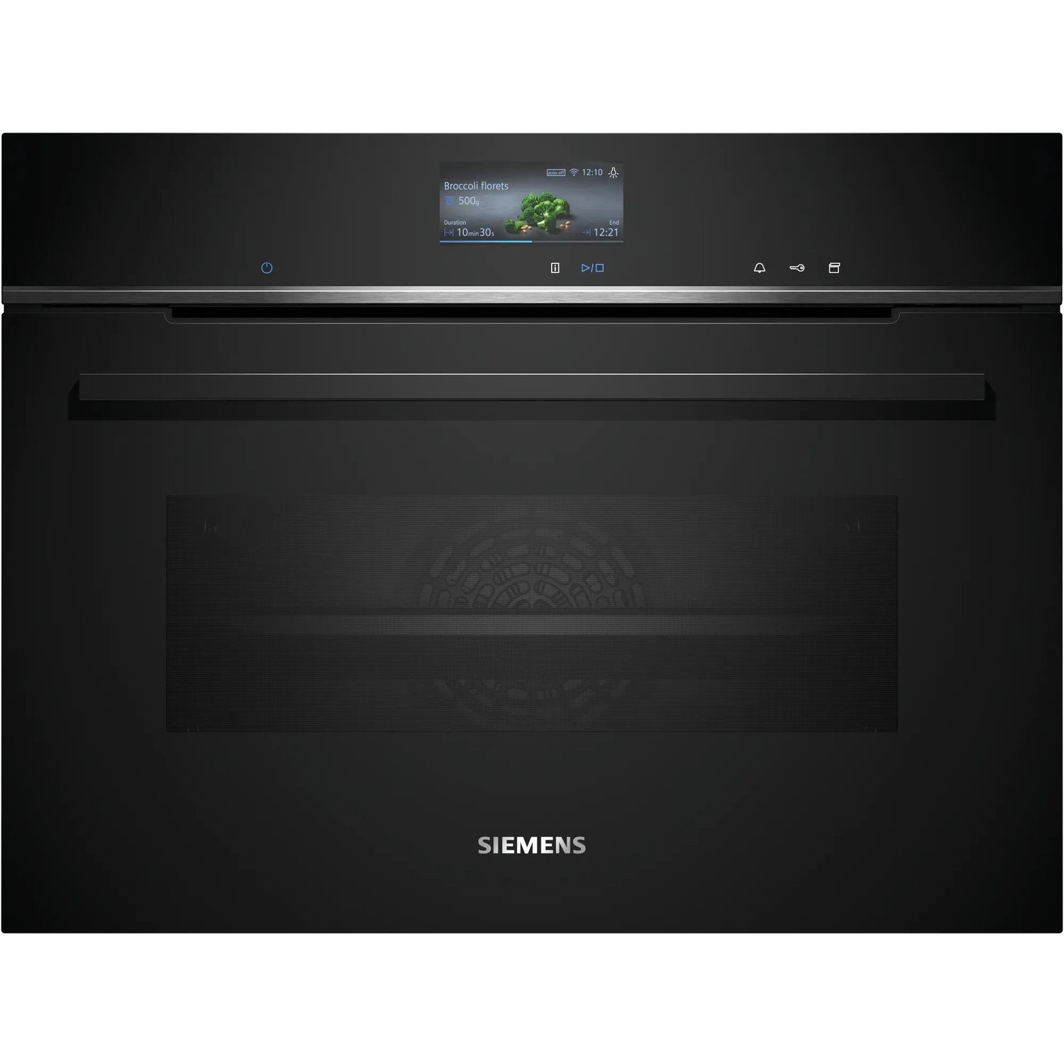 Siemens iQ700 Built-In Combination Microwave Oven - Black
