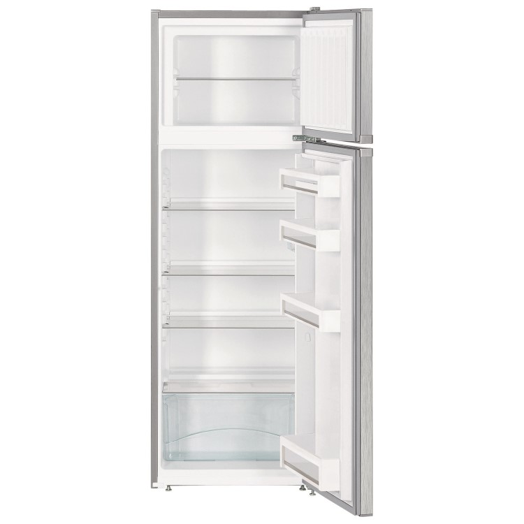 Liebherr 271 Litre 80/20 Freestanding Fridge Freezer - Silver - Image 2