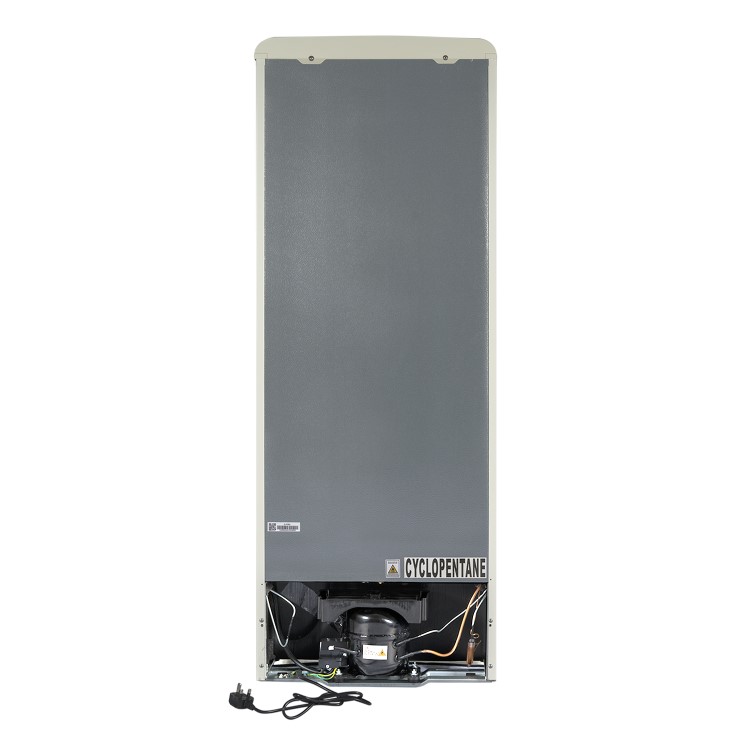 electriQ Retro 194 Litre Freestanding Fridge with Ice Box - Cream - Image 10