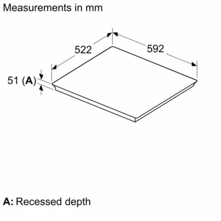Siemens iQ700 60cm 4 Zone Induction Hob - Image 4