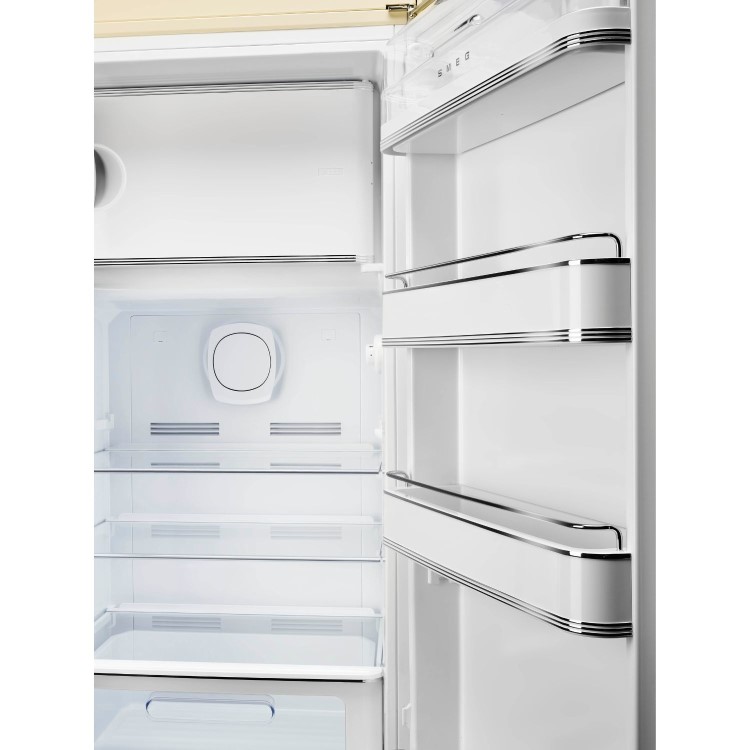 Smeg 244 Litre Fifties Style Right Hand Hinge Freestanding Fridge With Ice Box – Cream - Image 8