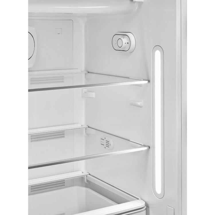 Smeg 244 Litre Fifties Style Right Hand Hinge Freestanding Fridge With Ice Box – Orange - Image 6