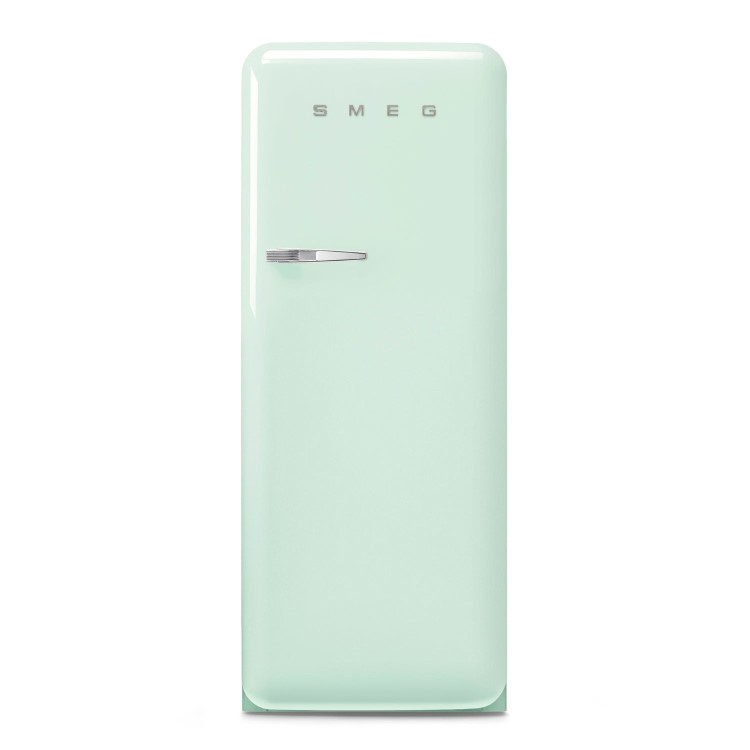 Smeg 244 Litre Fifties Style Right Hand Hinge Freestanding Fridge With Ice Box – Pastel Green