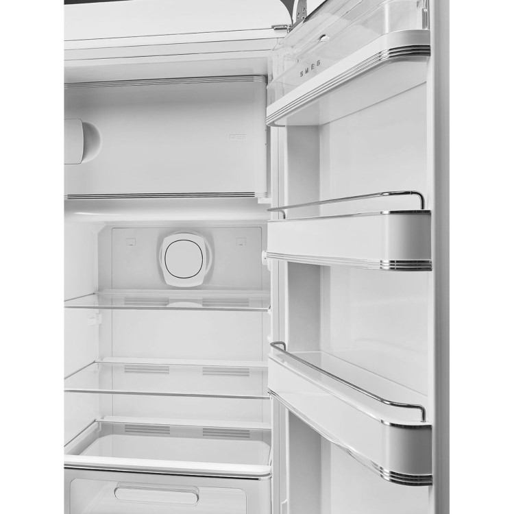 Smeg 244 Litre Fifties Style Right Hand Hinge Freestanding Fridge With Ice Box – White - Image 9