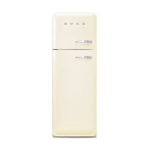 Smeg 294 Litre Fifties Style Left Hand Hinge 70/30 Fridge Freezer - Cream