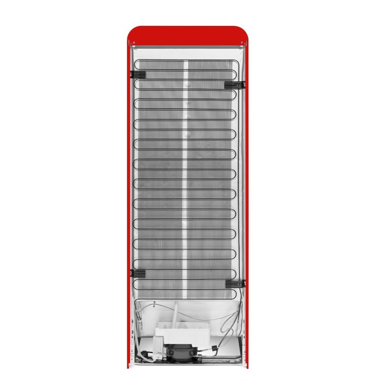 Smeg 294 Litre Fifties Style Left Hand Hinge 70/30 Fridge Freezer - Red - Image 8