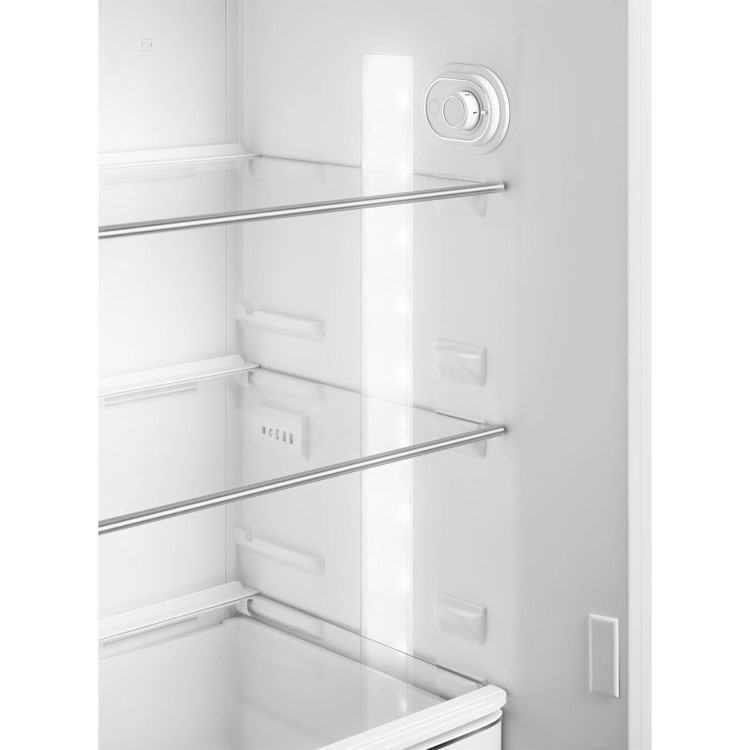 Smeg 294 Litre Fifties Style Right Hand Hinge 70/30 Fridge Freezer - Black - Image 5