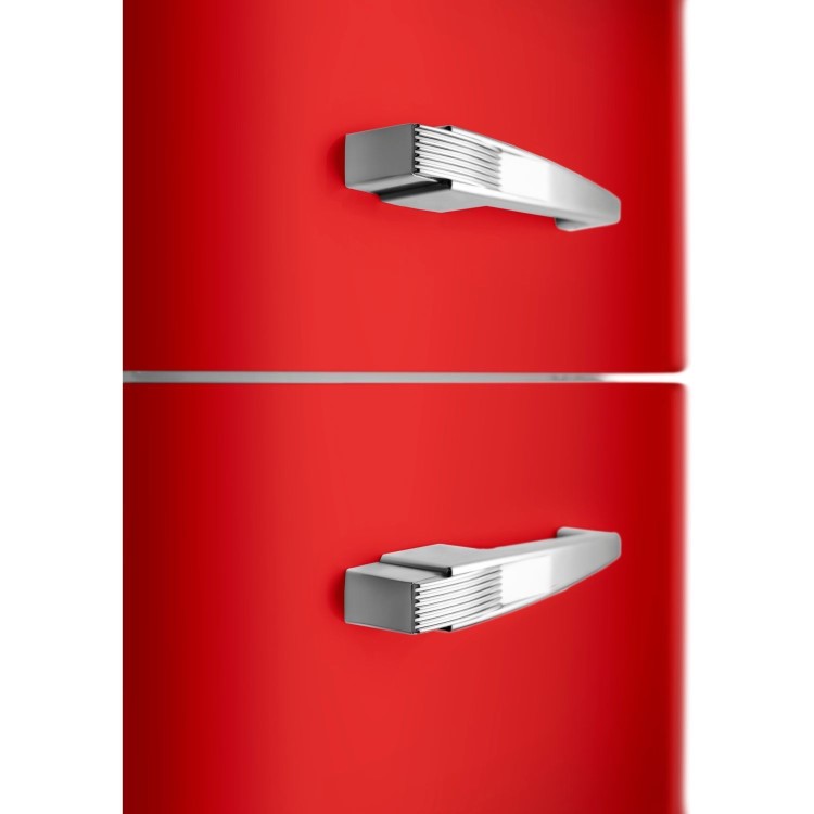 Smeg 294 Litre Fifties Style Right Hand Hinge 70/30 Fridge Freezer - Red - Image 10