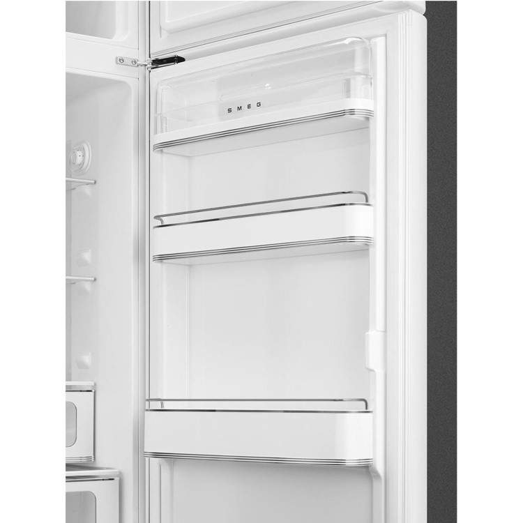 Smeg 294 Litre Fifties Style Right Hand Hinge 70/30 Fridge Freezer - White - Image 7