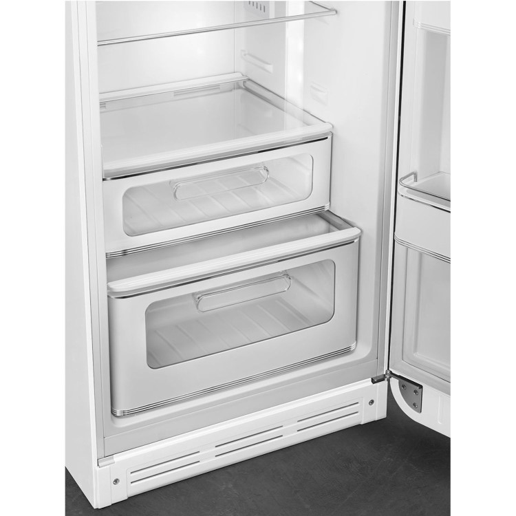Smeg 294 Litre Fifties Style Right Hand Hinge 70/30 Fridge Freezer - White - Image 8