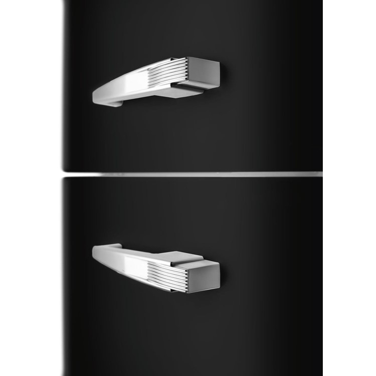 Smeg 331 Litre Fifties Style Left Hand Hinge 70/30 Fridge Freezer - Black - Image 6