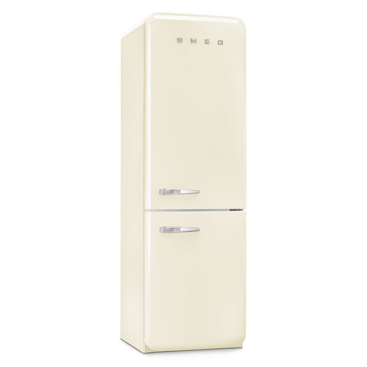 Smeg 331 Litre Fifties Style Right Hand Hinge 70/30 Fridge Freezer - Cream