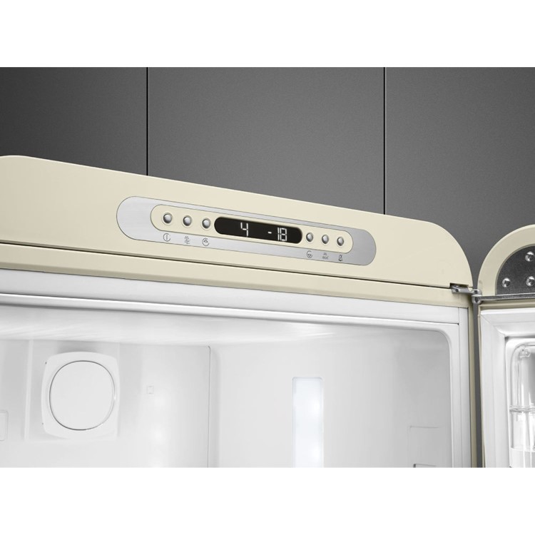 Smeg 331 Litre Fifties Style Right Hand Hinge 70/30 Fridge Freezer - Cream - Image 9