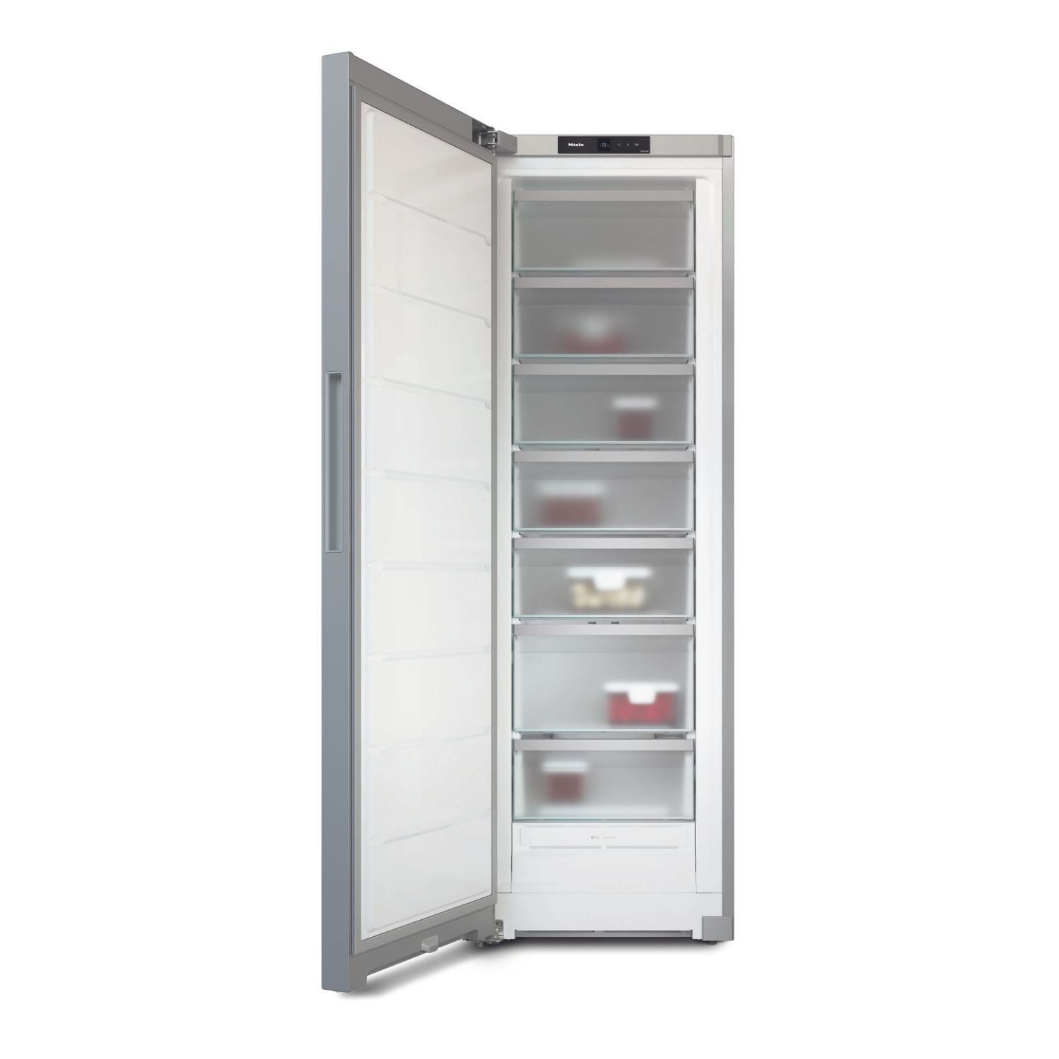 Miele K4000 278 Litre Freestanding Tall Freezer - Silver - Image 2
