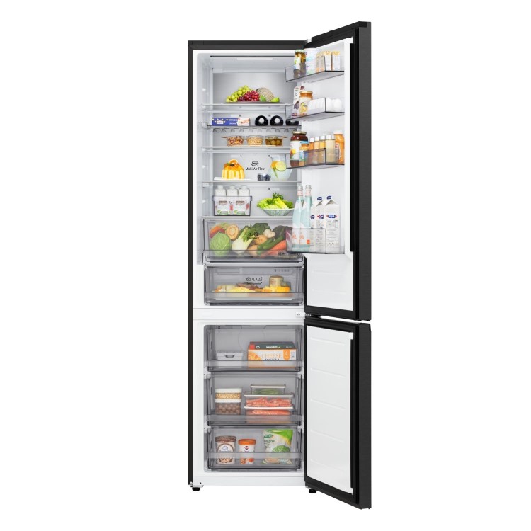 LG NatureFRESH 375 Litre 60/40 Fridge Freezer - Black - Image 4