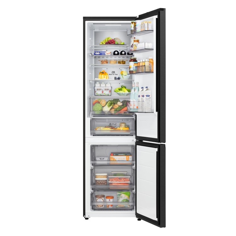 LG NatureFRESH 375 Litre 60/40 Fridge Freezer - Black - Image 5