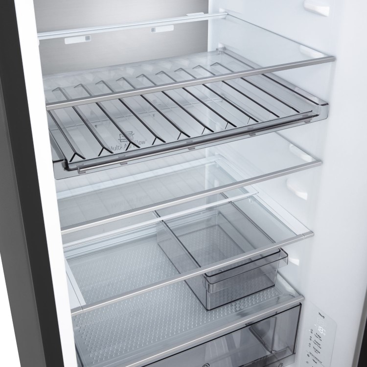 LG NatureFRESH 375 Litre 60/40 Fridge Freezer - Black - Image 6