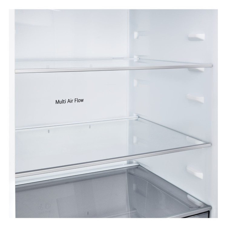 LG NatureFRESH 375 Litre 60/40 Fridge Freezer - Silver - Image 9