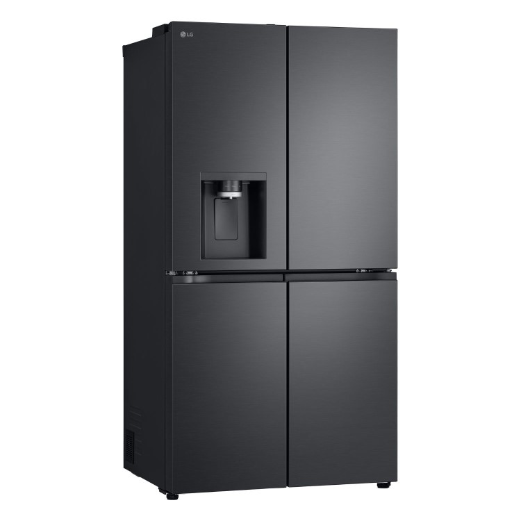 LG NatureFRESH 637 Litre Four Door American Fridge Freezer - Black - Image 2