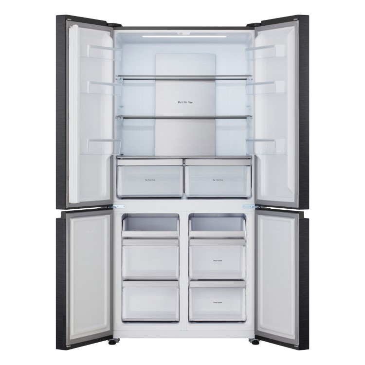 LG 600 Litre Side-by-Side American Fridge Freezer - Black - Image 6