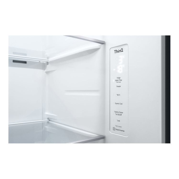 LG InstaView 635 Litre Side-By-Side American Fridge Freezer - Prime Silver - Image 8