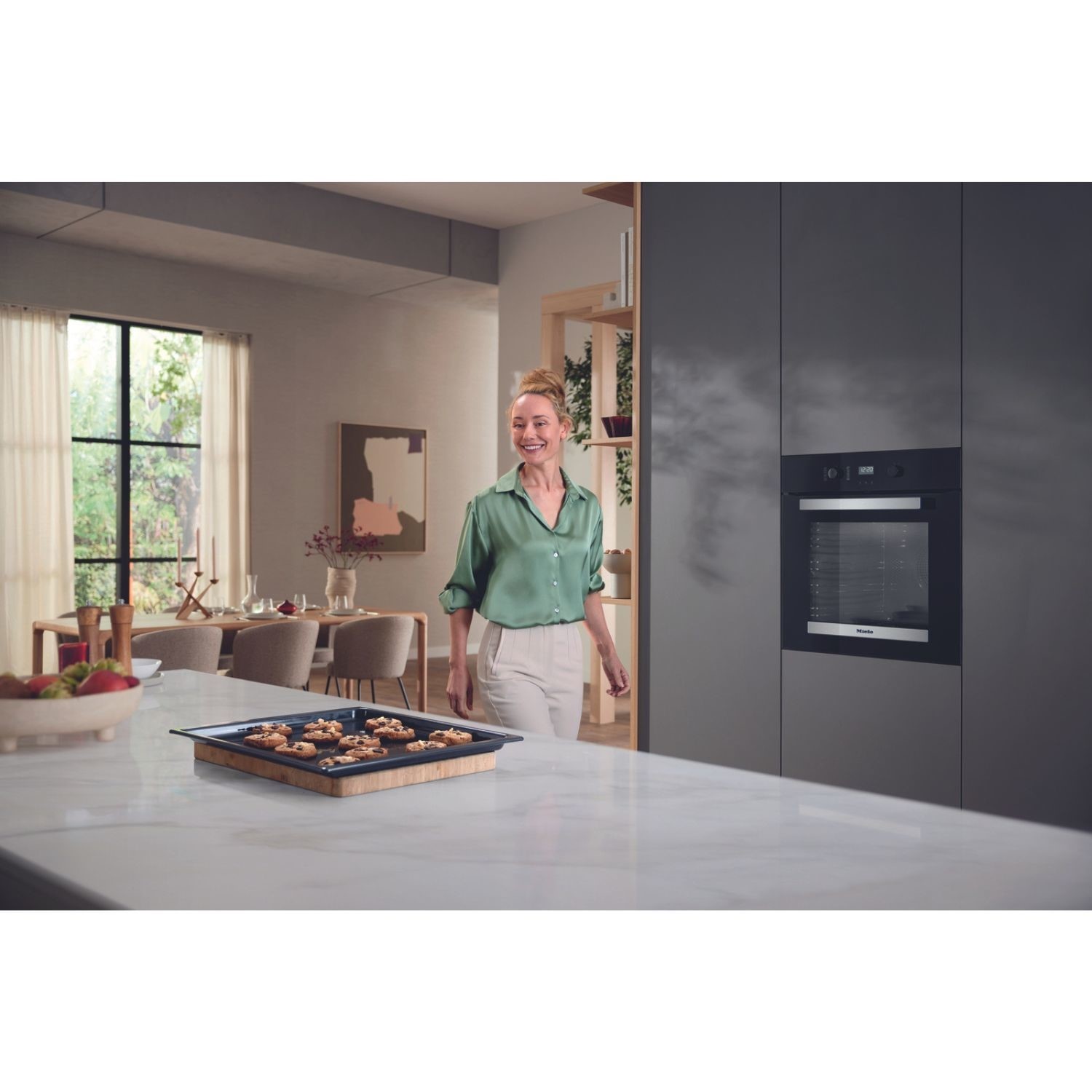 Miele H2455B Active Electric Single Oven - Black - Image 5