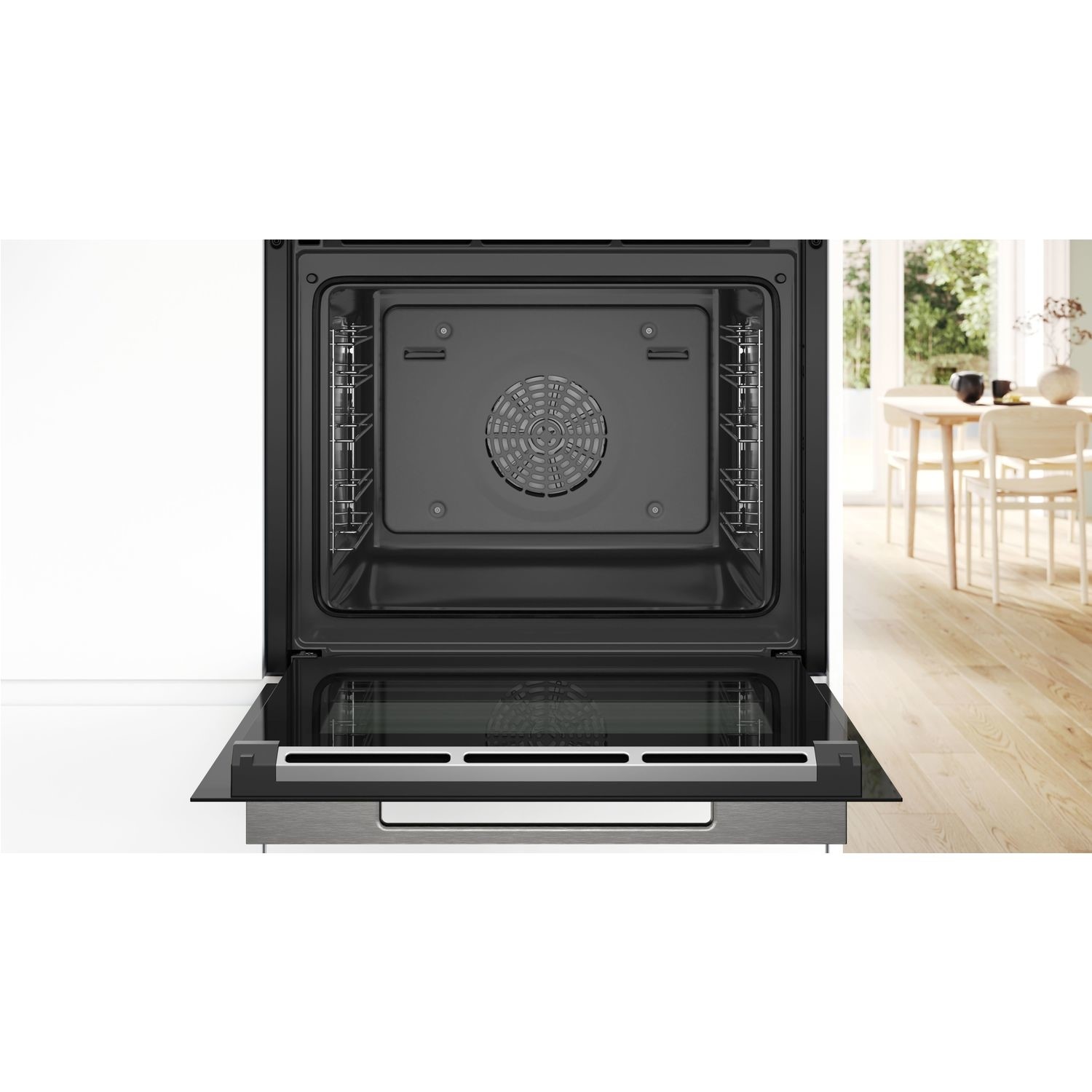 Bosch Series 8 HBG7341B1B Electric Single Oven - Black - Image 2