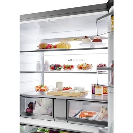 Haier Cube Series 7 679 Litre Four Door American Fridge Freezer - Black - Image 11