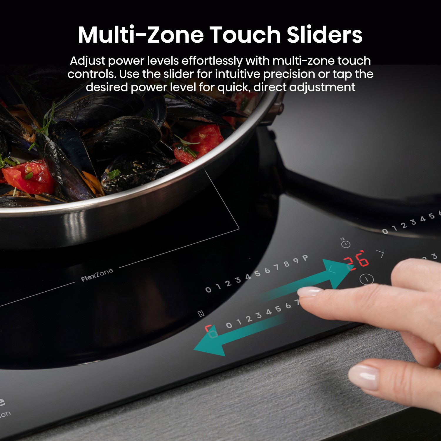 Hisense 60cm 4 Zone Induction Hob - Image 4
