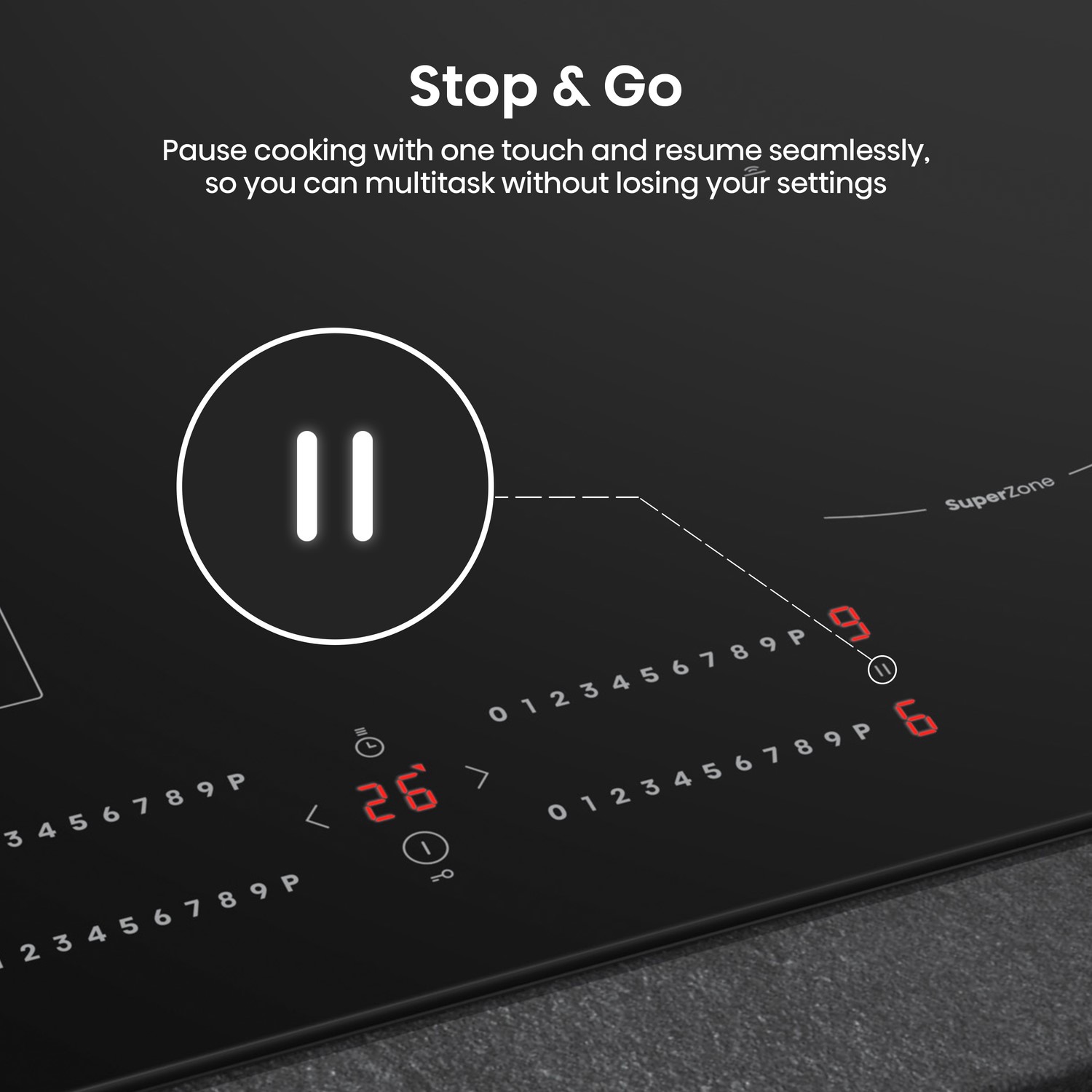 Hisense 60cm 4 Zone Induction Hob - Image 5