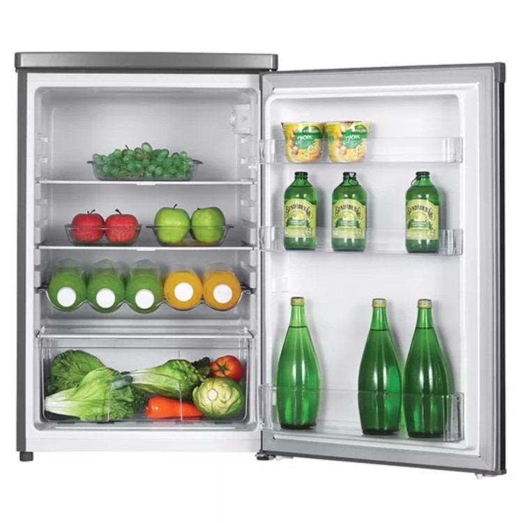 Hoover 127 Litre Under Counter Fridge - Silver - Image 3