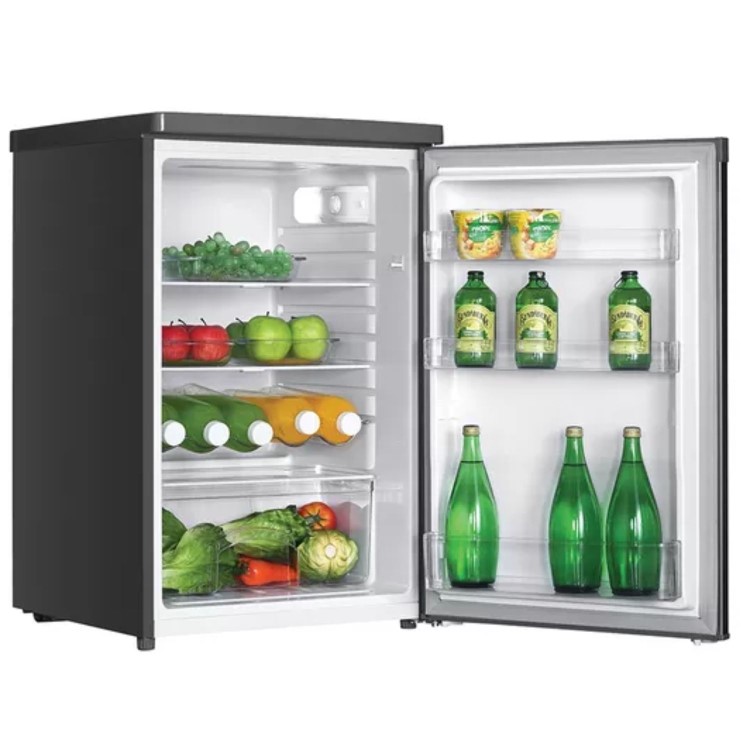 Hoover 127 Litre Under Counter Fridge - Silver - Image 4