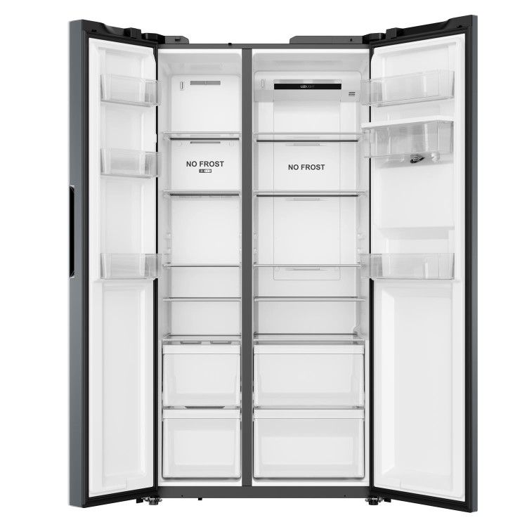 Hoover 523 Litre Side-by-Side American Fridge Freezer - Inox - Image 3