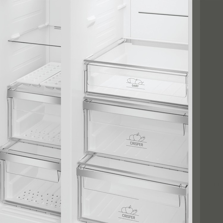 Hotpoint 588 Litre Side-By-Side American Fridge Freezer - Stainless Steel - Image 9