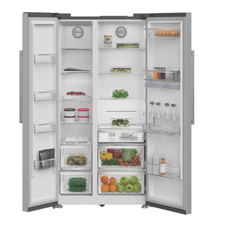 Hotpoint 588 Litre Side-By-Side American Fridge Freezer - Stainless Steel - Image 10