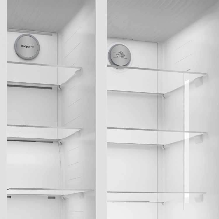 Hotpoint 588 Litre Side-By-Side American Fridge Freezer - Stainless Steel - Image 4