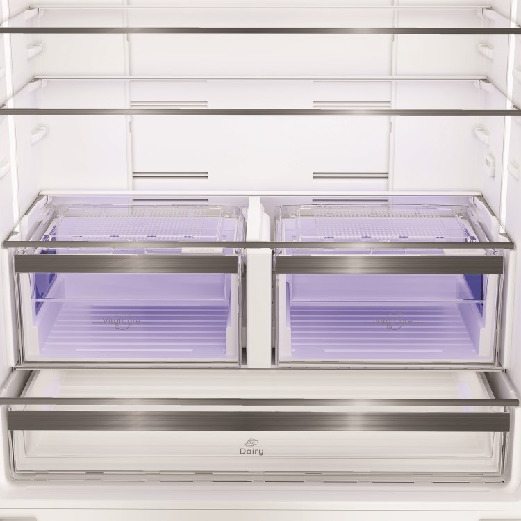 Hotpoint 565 Litre Four Door American Fridge Freezer - Dark Inox - Image 5