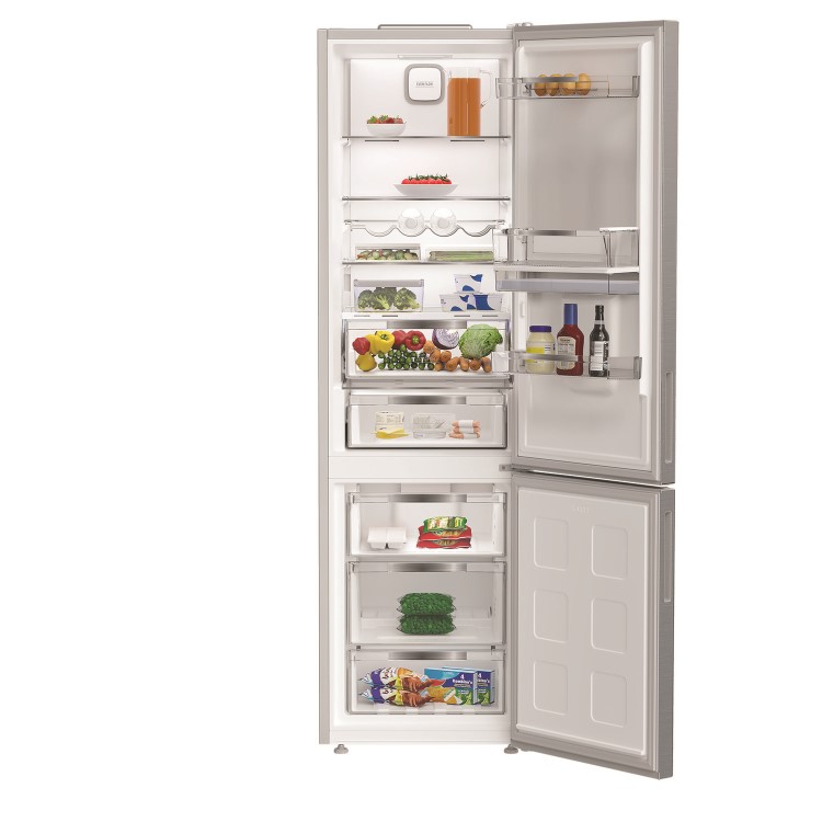 Hotpoint 355 Litre 70/30 Freestanding Fridge Freezer - Dark Inox - Image 3